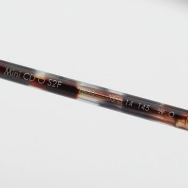 Dior DIOR MINI CD O S2F 2800 Eyeglasses Havana 53mm Square Frame Size ONE SIZE - 8 Thumbnail