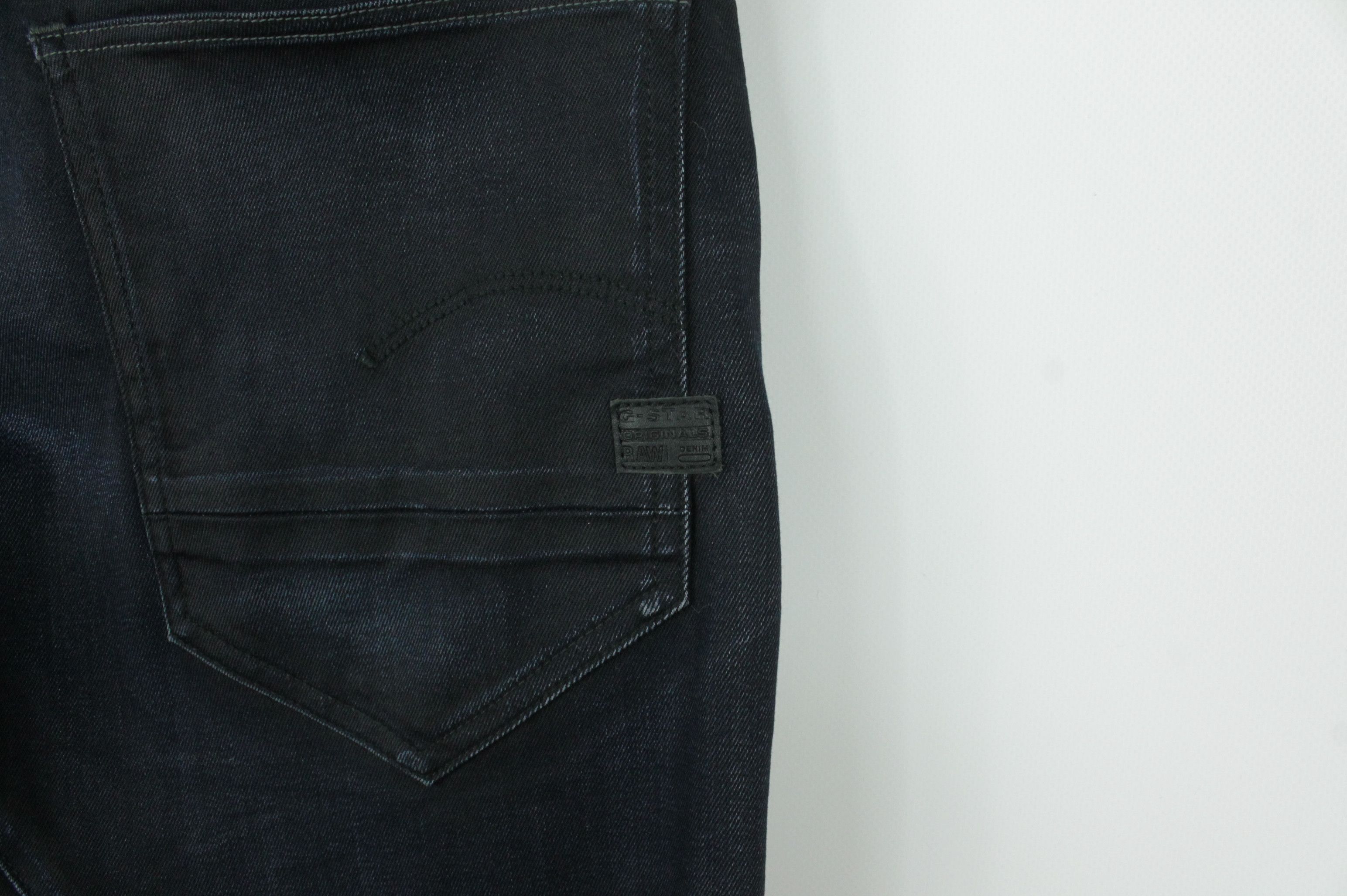 G-Star G-Star Raw D-Staq 3D Slim Dark Aged Denim Jeans Size US 33 - 11 Thumbnail