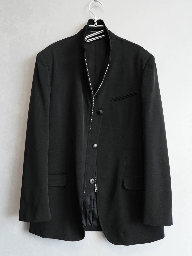 Yohji Yamamoto Yohji Yamamoto 02 AW Zip Buckle Show Wool Jacket 2503-Next Size US L / EU 52-54 / 3 - 4 Thumbnail