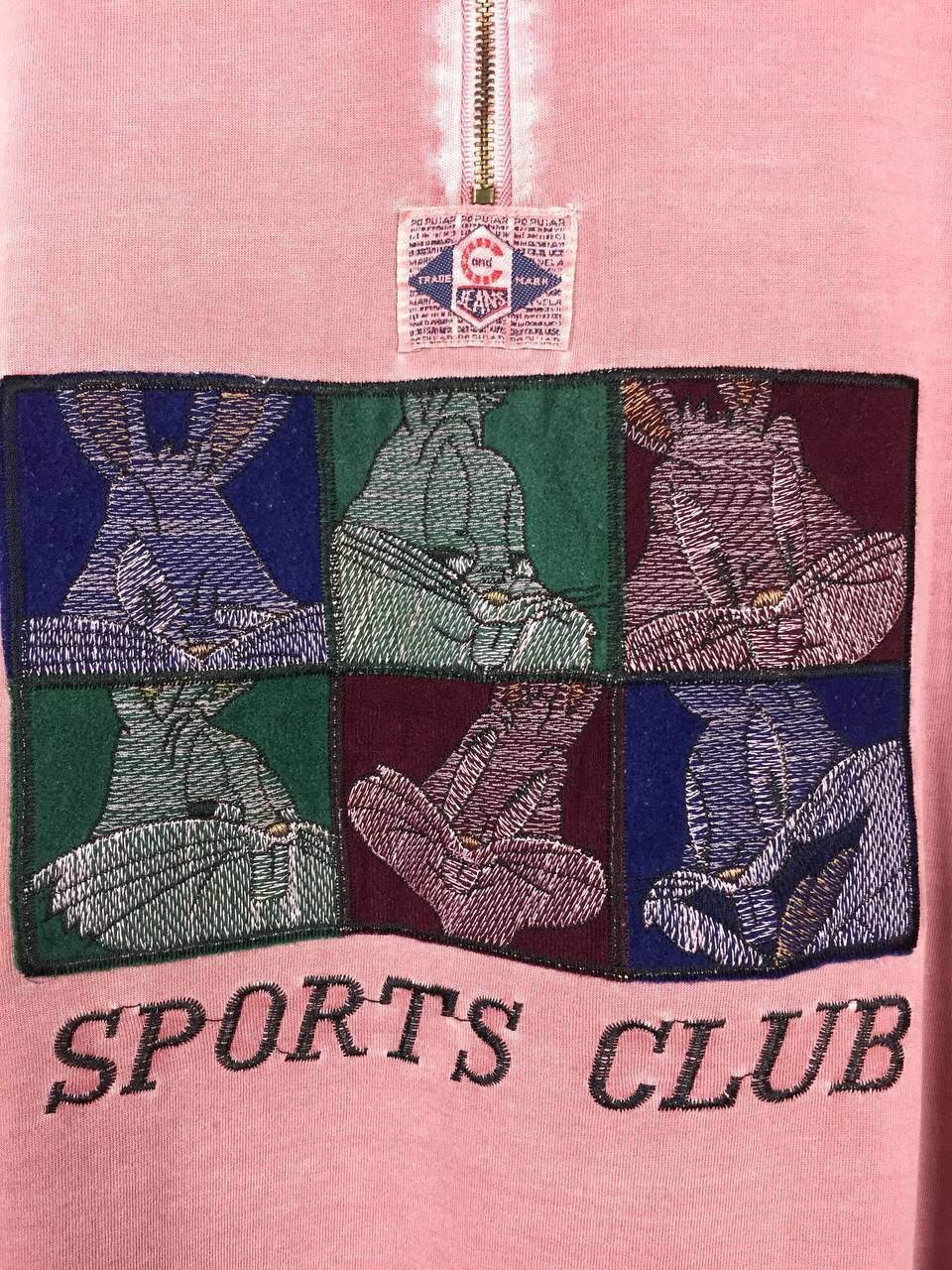 Cartoon Network × Vintage × Warner Bros Vtg Bugs Bunny Sports Club Looney Tunes Cartoon Tee Size US L / EU 52-54 / 3 - 5 Thumbnail