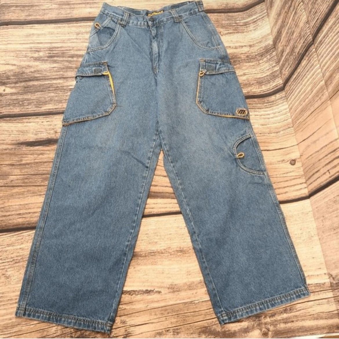 Vintage Rare baggy Macgear cargo jeans Size US 34 / EU 50 - 1 Thumbnail
