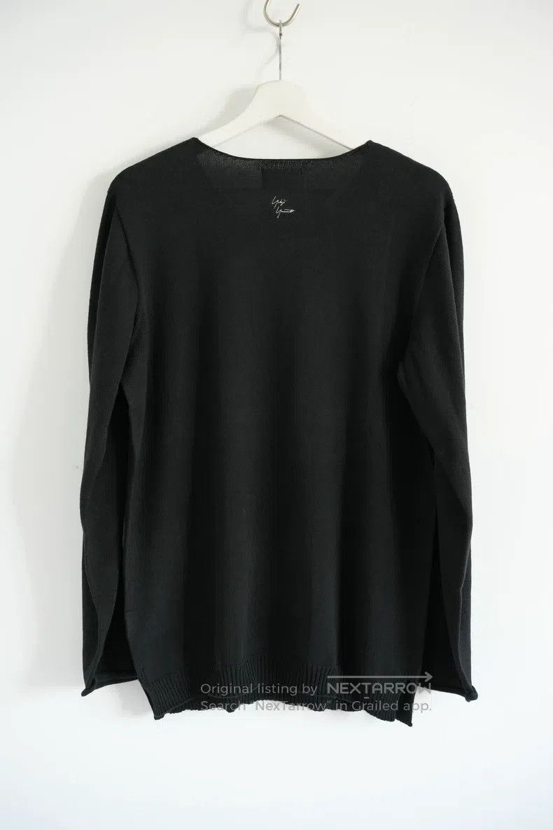 Yohji Yamamoto Yohji Yamamoto 24ss Signature Embroidered Cashmere Long Sl Size US L / EU 52-54 / 3 - 2 Thumbnail