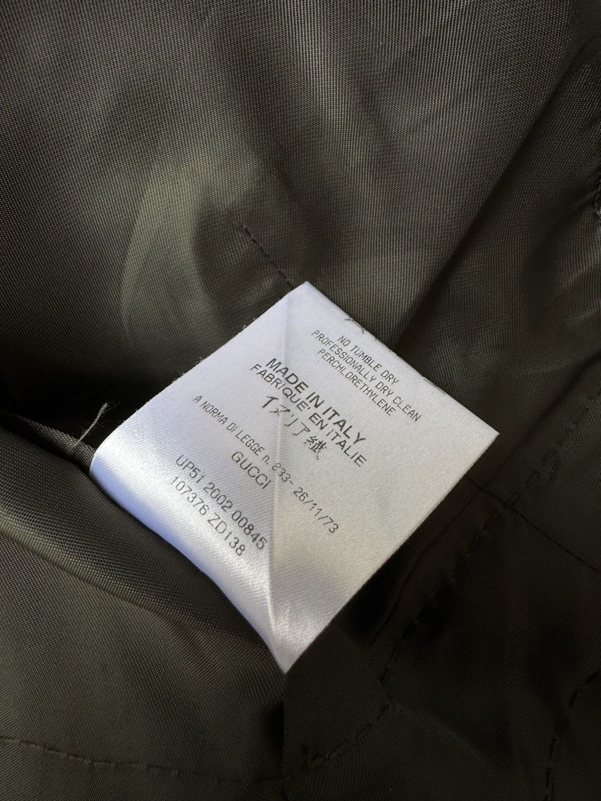 Gucci Gucci Tom Ford SS03 4 Pocket Ruffled Tailored Jacket Size S / US 4 / IT 40 - 15 Thumbnail