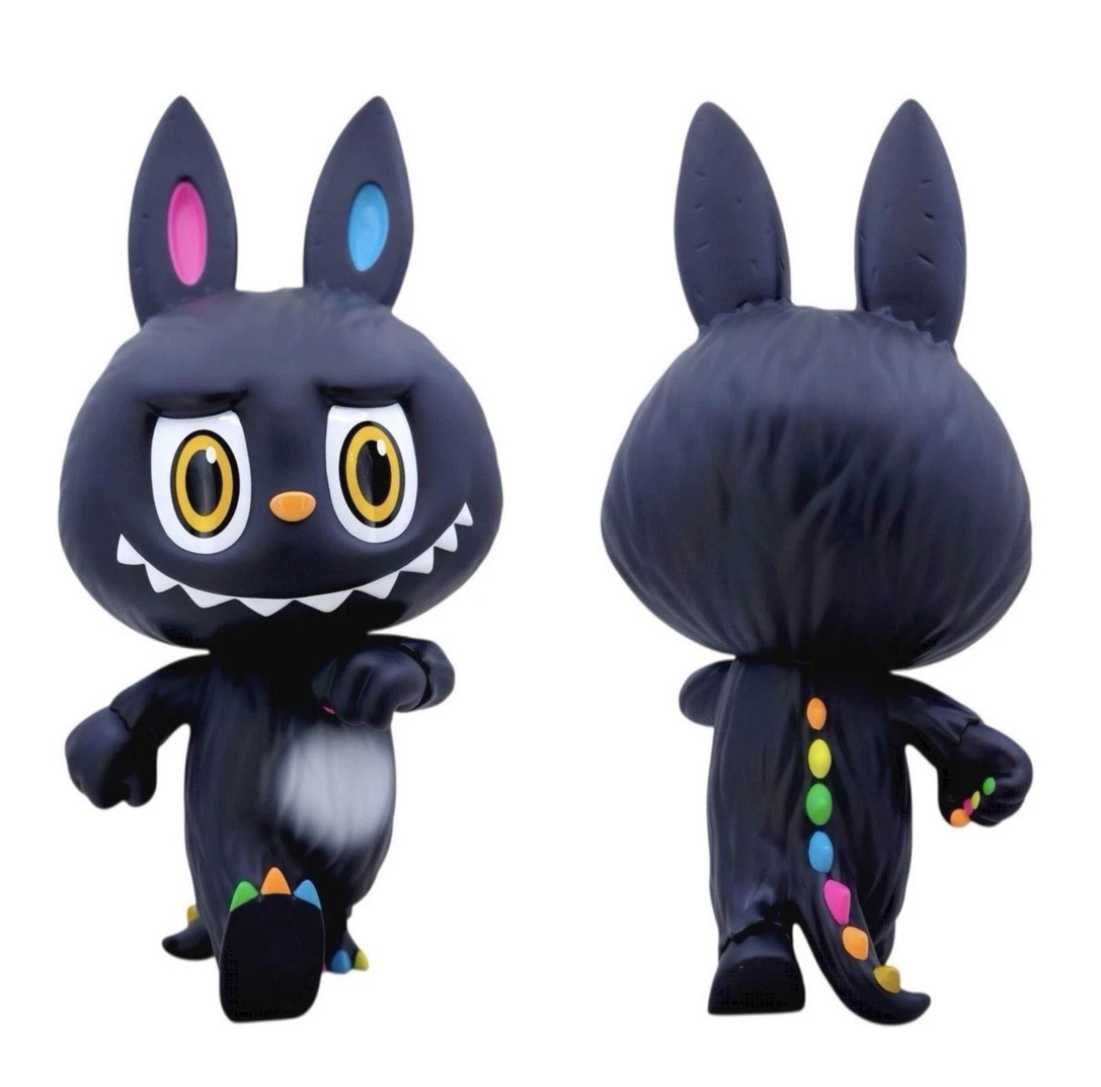 NEW Rare How2Work Zimomo ST Black Neon Labubu Monsters