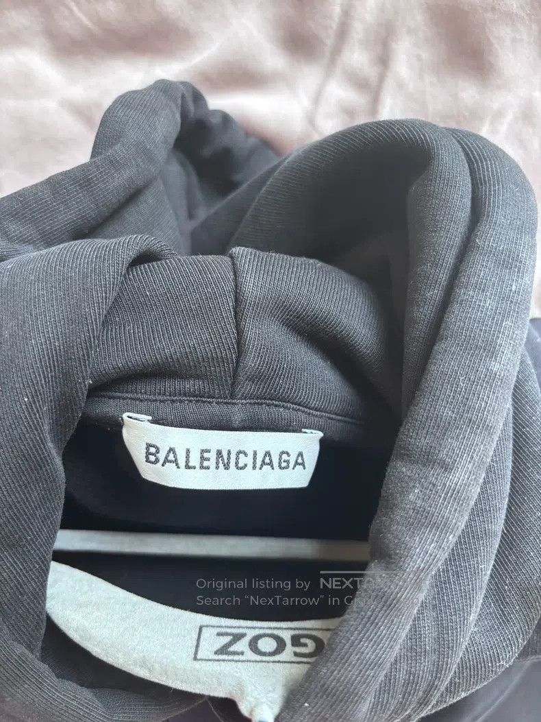 Balenciaga Balenciaga Dark grey hooded sweater Size US S / EU 44-46 / 1 - 5 Thumbnail