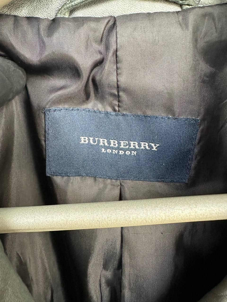 Burberry Burberry London Leather Biker Jacket Double Breasted Gray Size M / US 6-8 / IT 42-44 - 16 Thumbnail