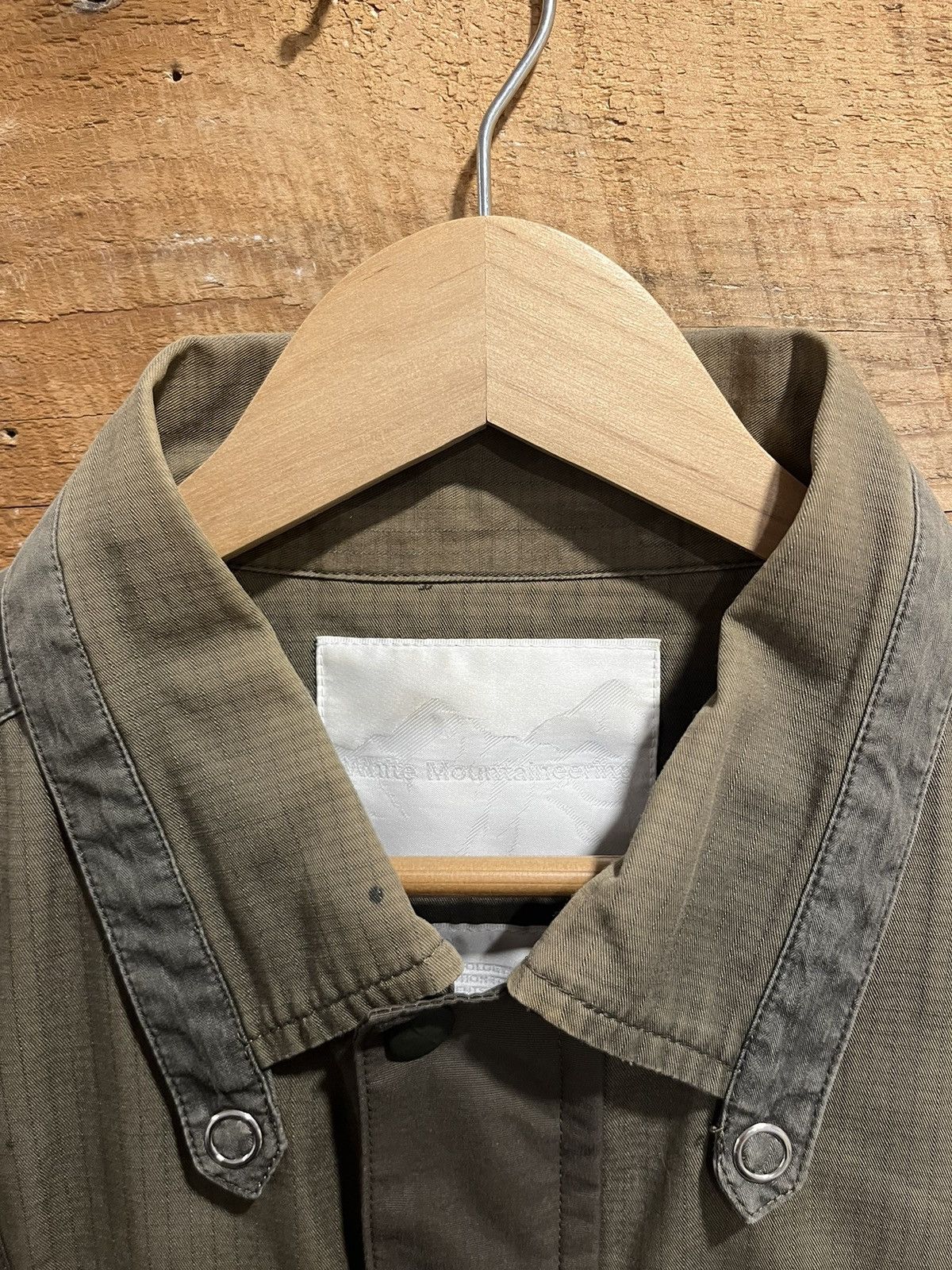 White Mountaineering White Mountaineering Cloth Military Jacket Olive Green Size US L / EU 52-54 / 3 - 10 Thumbnail