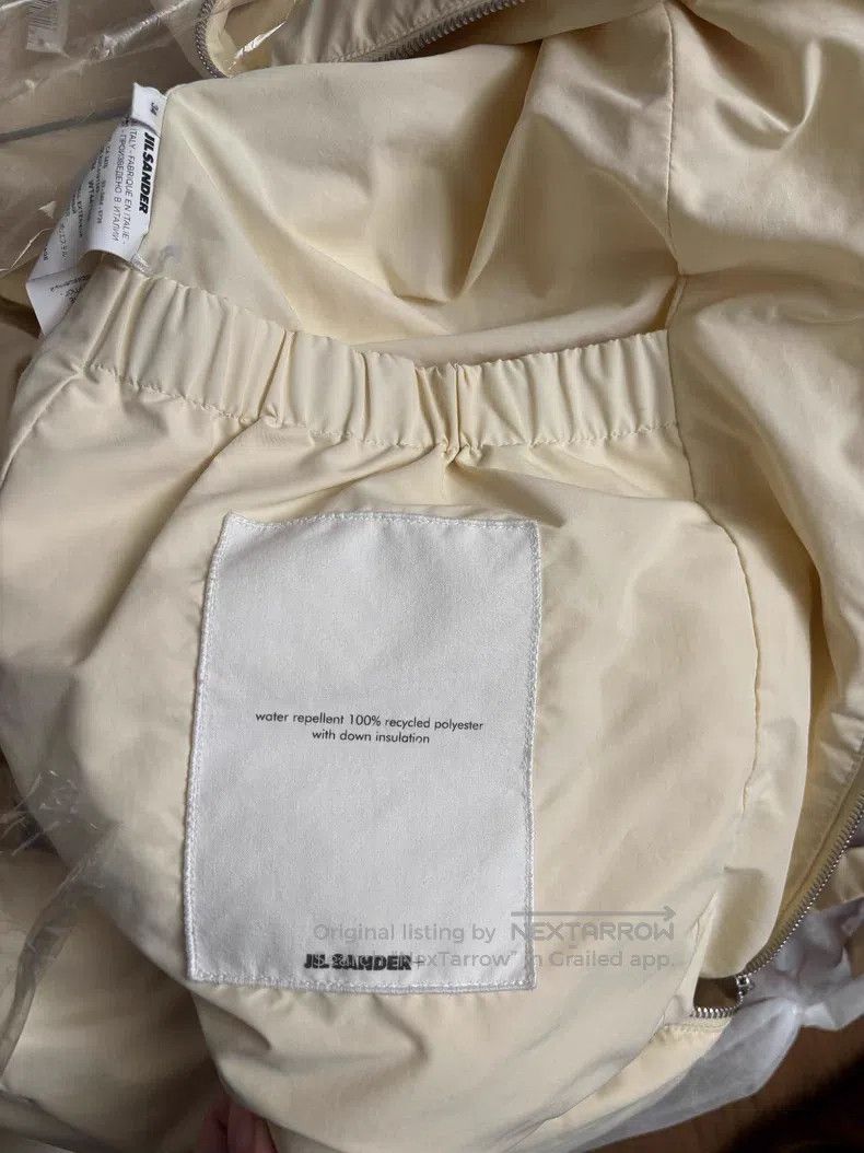 Jil Sander Jil Sander size 34 Beige zippered down jacket with hood Size M / US 6-8 / IT 42-44 - 6 Thumbnail
