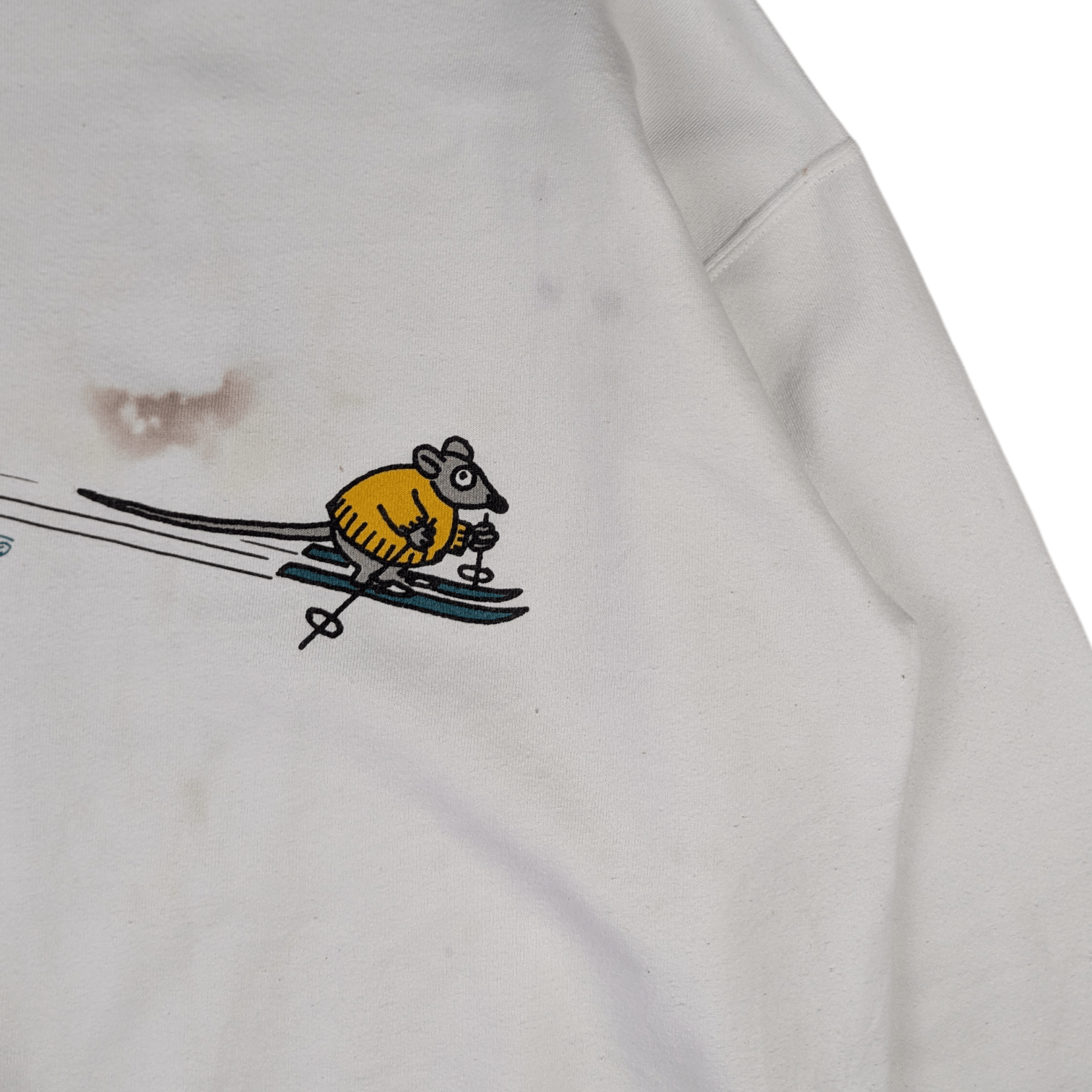 Vintage Vintage 90's CRAZY SHIRTS Cat Snowboard Crewneck Sweatshirt Size US L / EU 52-54 / 3 - 13 Thumbnail