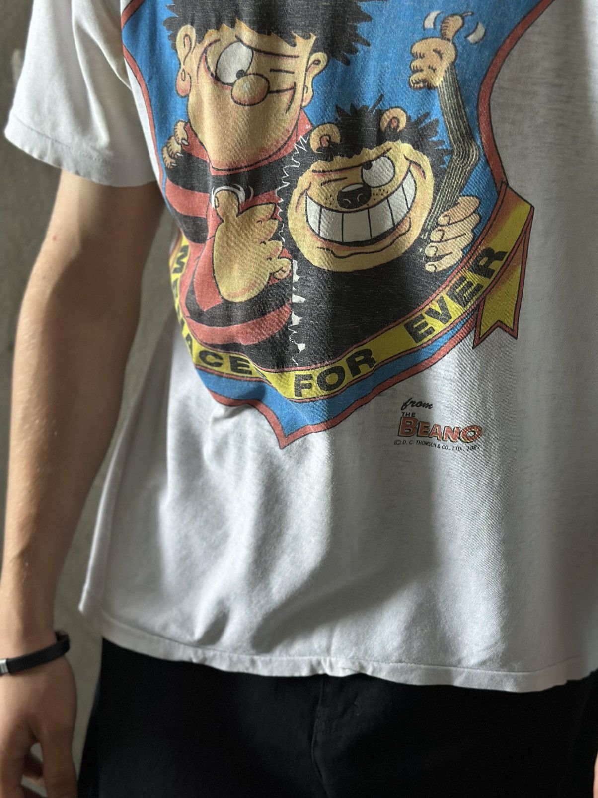 Cartoon Network × Japanese Brand Vintage Menaces For Ever From The Beano 1987 Single Stitch Size US M / EU 48-50 / 2 - 5 Thumbnail