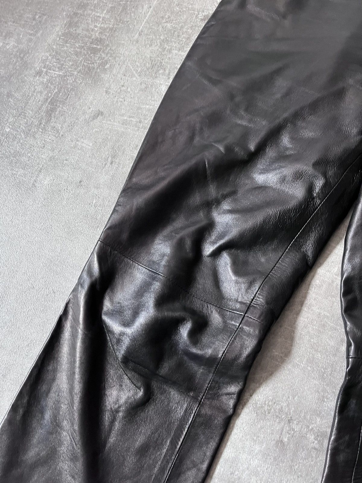 Gucci Gucci by Tom Ford 00s black leather pants Size US 30 / EU 46 - 3 Thumbnail