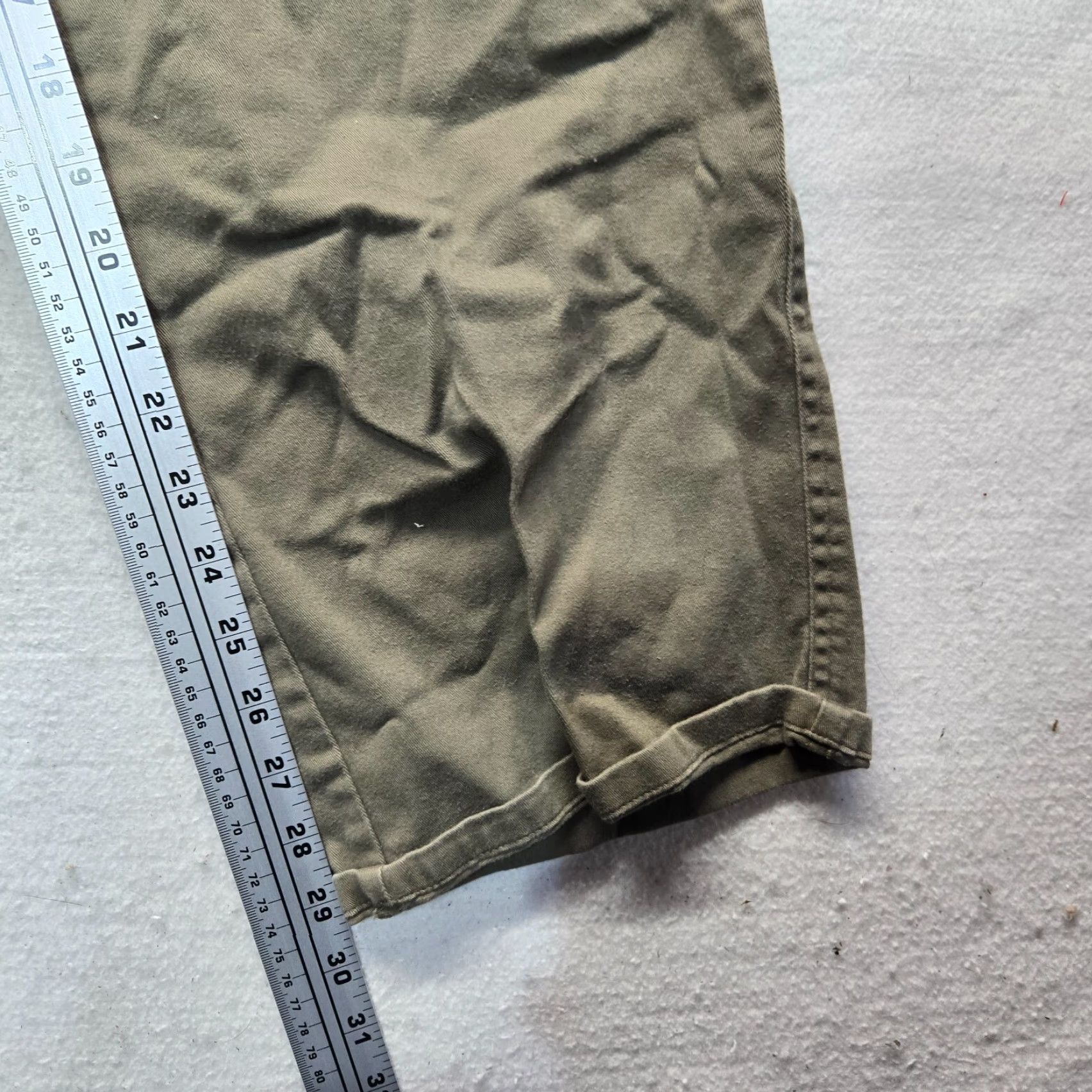 Liz Claiborne Liz Claiborne Khakis Pants Straight Leg Flat Front Beige Women 12 Regular Adult Womens Tan 12 Khakis & Chinos Vintage No Size 34" / US 12 / IT 48 - 7 Thumbnail