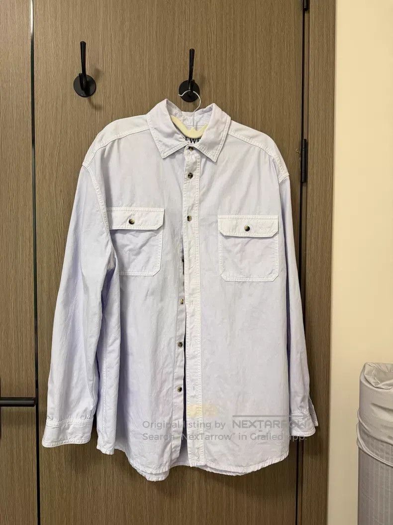 Loewe Loewe size 38 Men's Long Sleeve Shirt, 25ss Model, Embroide Size US S / EU 44-46 / 1 - 1 Thumbnail
