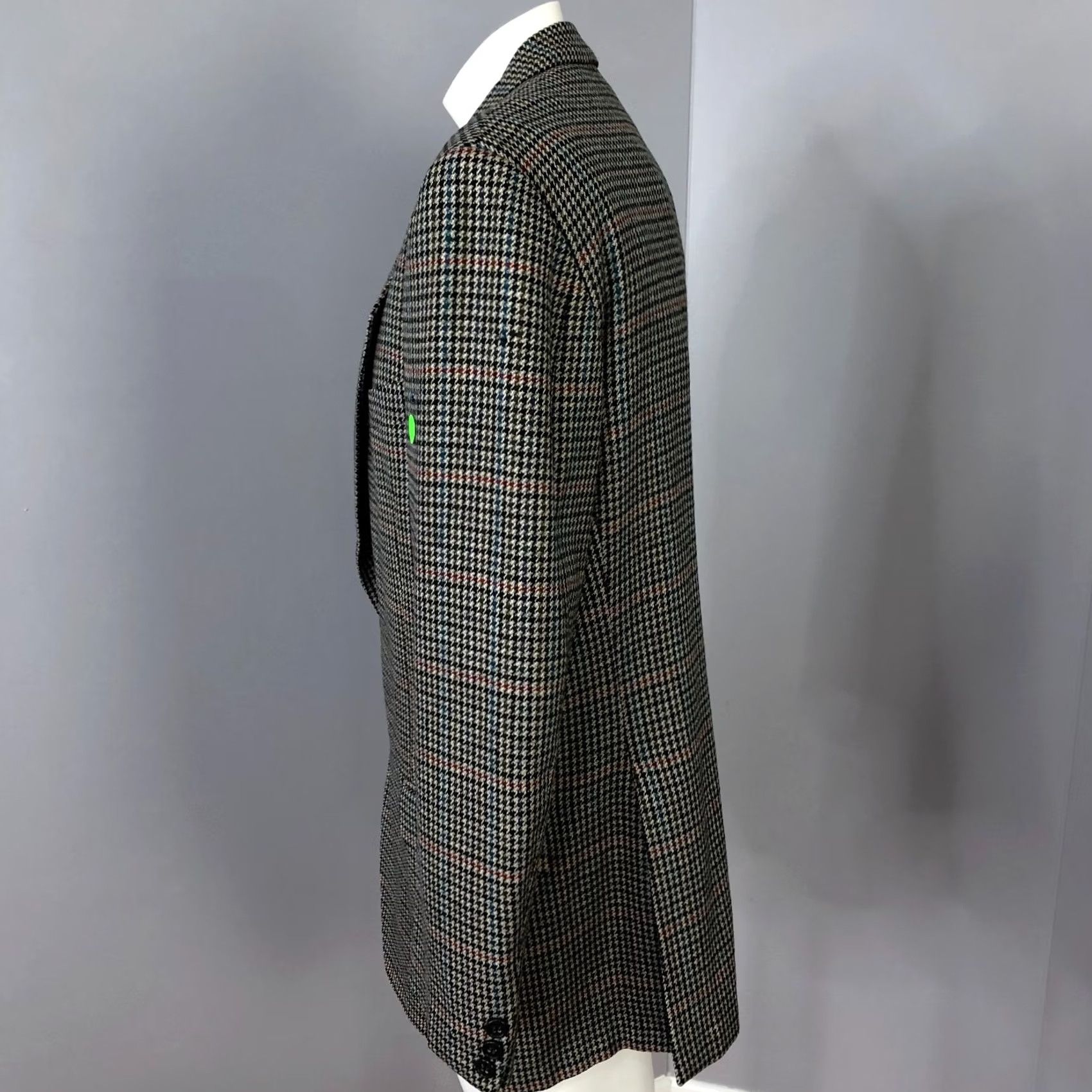 Ermenegildo Zegna Ermenegildo Zegna Tessuto Houndstooth 44 Wool Sport Coat Beige Black Mens Jacket Single-Breasted Notch Lapel Two-Button Front Regular Vintage No Size US S / EU 44-46 / 1 - 2 Thumbnail