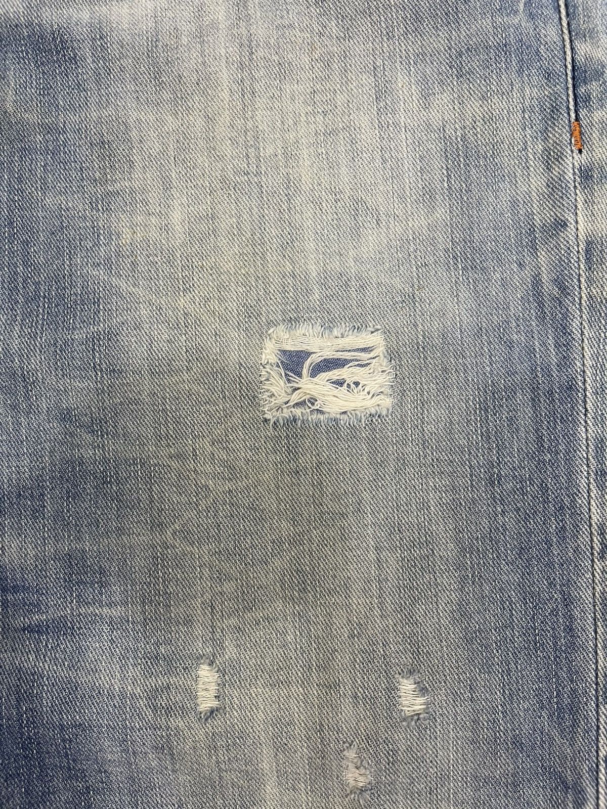 Armani Exchange Vintage Armani Exchange Flared Distressed Denim Made in USA Size US 32 / EU 48 - 4 Thumbnail