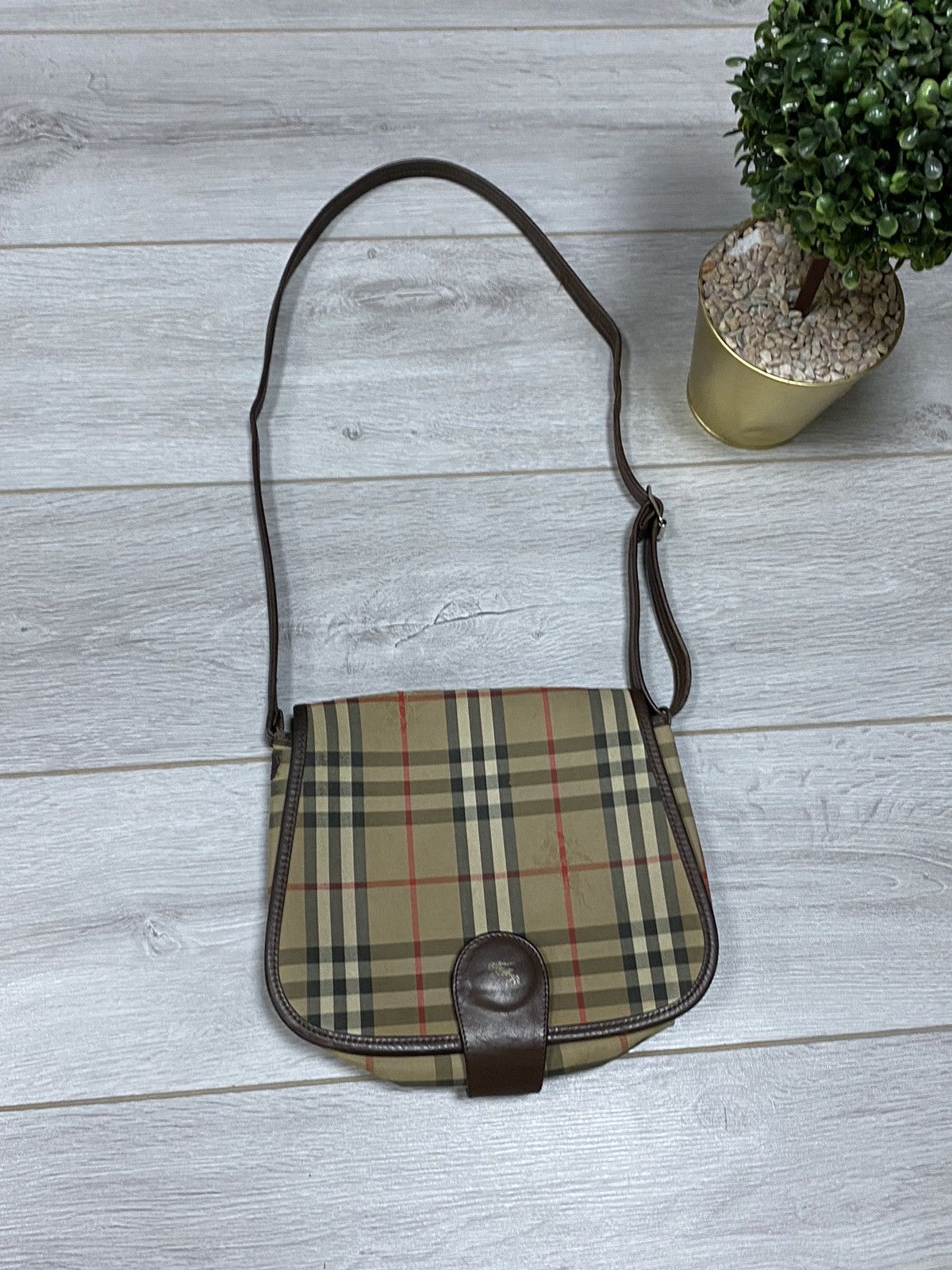 Burberry Burberrys vintage Nova Check shoulder bag cross body Size ONE SIZE - 2 Thumbnail