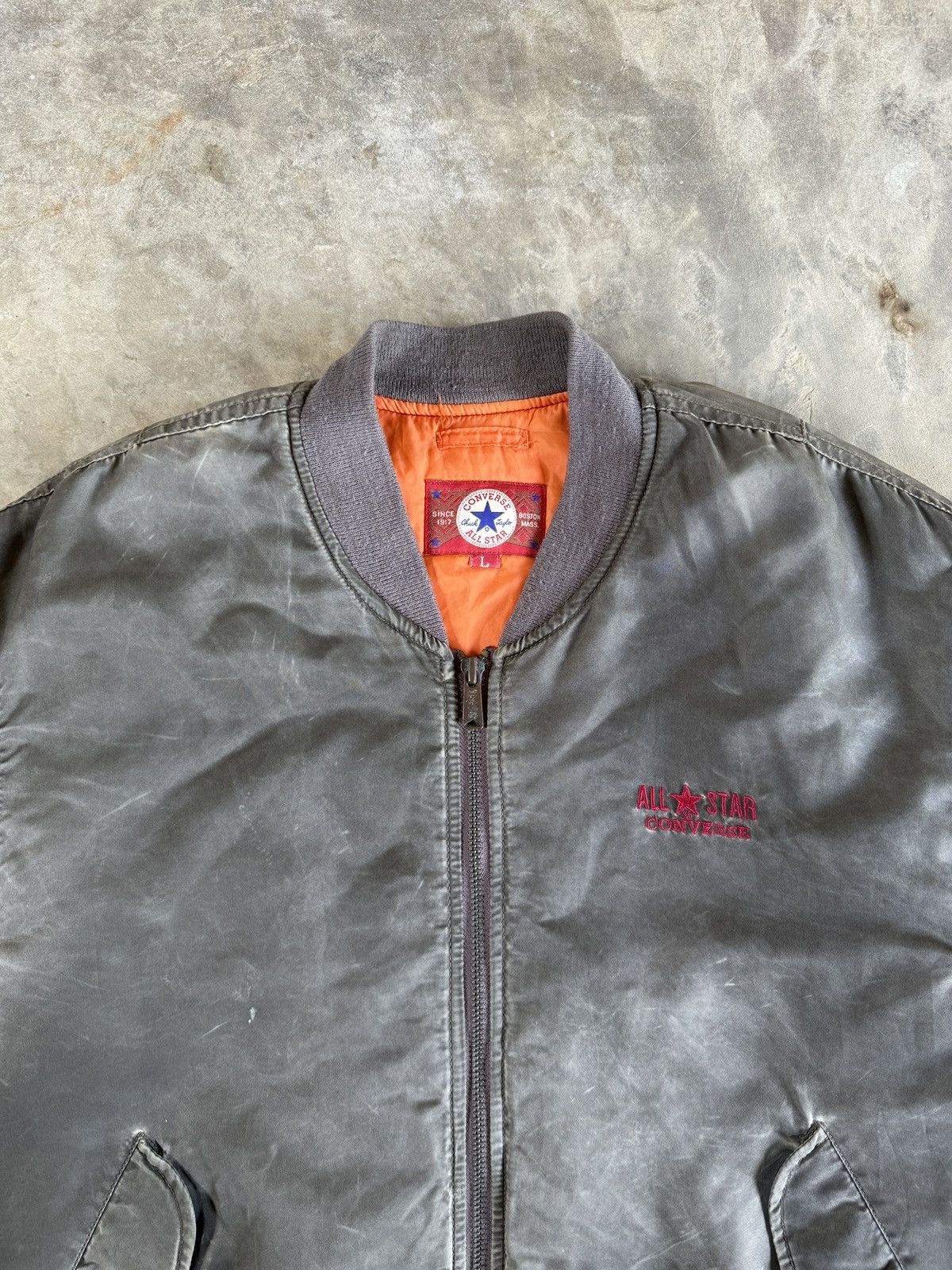 Converse Vintage Faded MA-1 Flight Jacket Size US L / EU 52-54 / 3 - 5 Thumbnail