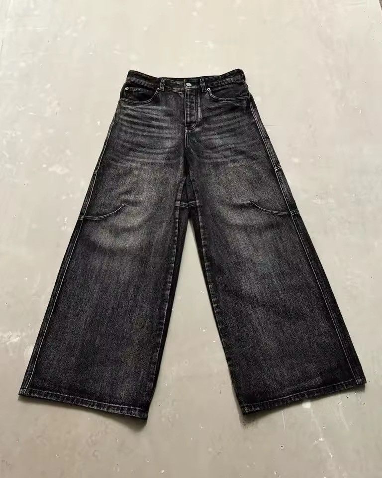 Japanese Brand Kimijima x Nao Washed Wave Denim Baggy Jeans Size US 36 / EU 52 - 3 Thumbnail