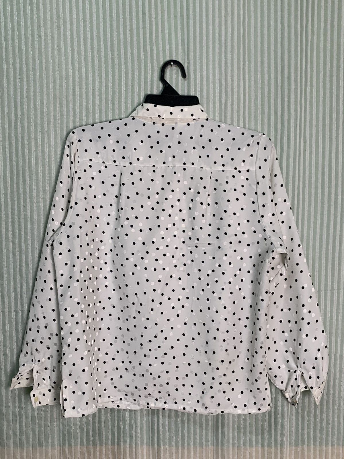 Other Rare Design Vintage Long Sleeve Mercredi Polka Dot Blouse Size M / US 6-8 / IT 42-44 - 2 Thumbnail