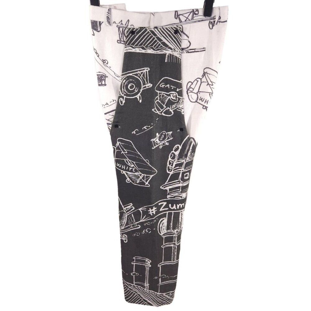 Thebe Magugu Thebe Magugu Chaps Trousers Size XL Mens Gray White Size US 36 / EU 52 - 2 Thumbnail
