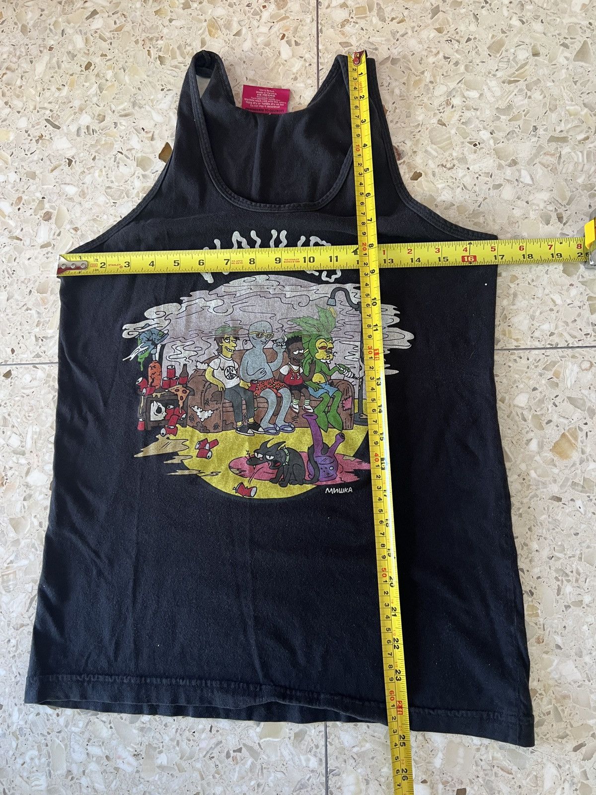 Mishka Wavves Band Simpsons Black Bart Chronic Hemphog Simpsons Size US S / EU 44-46 / 1 - 11 Thumbnail