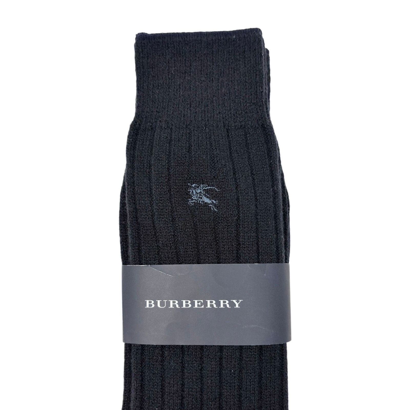Burberry Burberry Navy Blue Dress Socks Size ONE SIZE - 2 Thumbnail