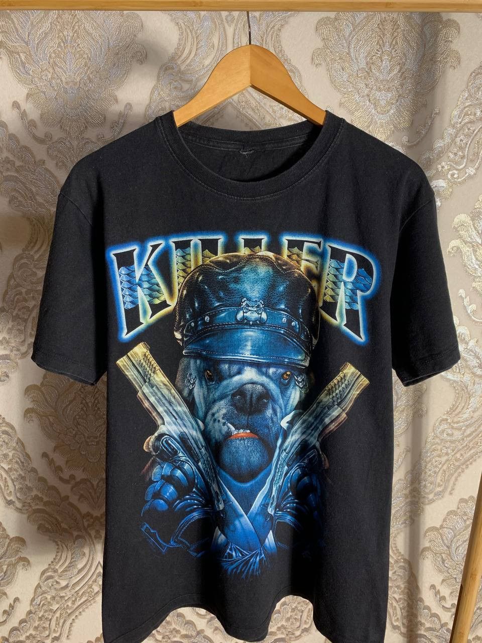 Vintage VERY RARE KILLER BULLDOG HARLEY DAVIDSON Y2K 90s BIKE MOTO Size US M / EU 48-50 / 2 - 2 Thumbnail