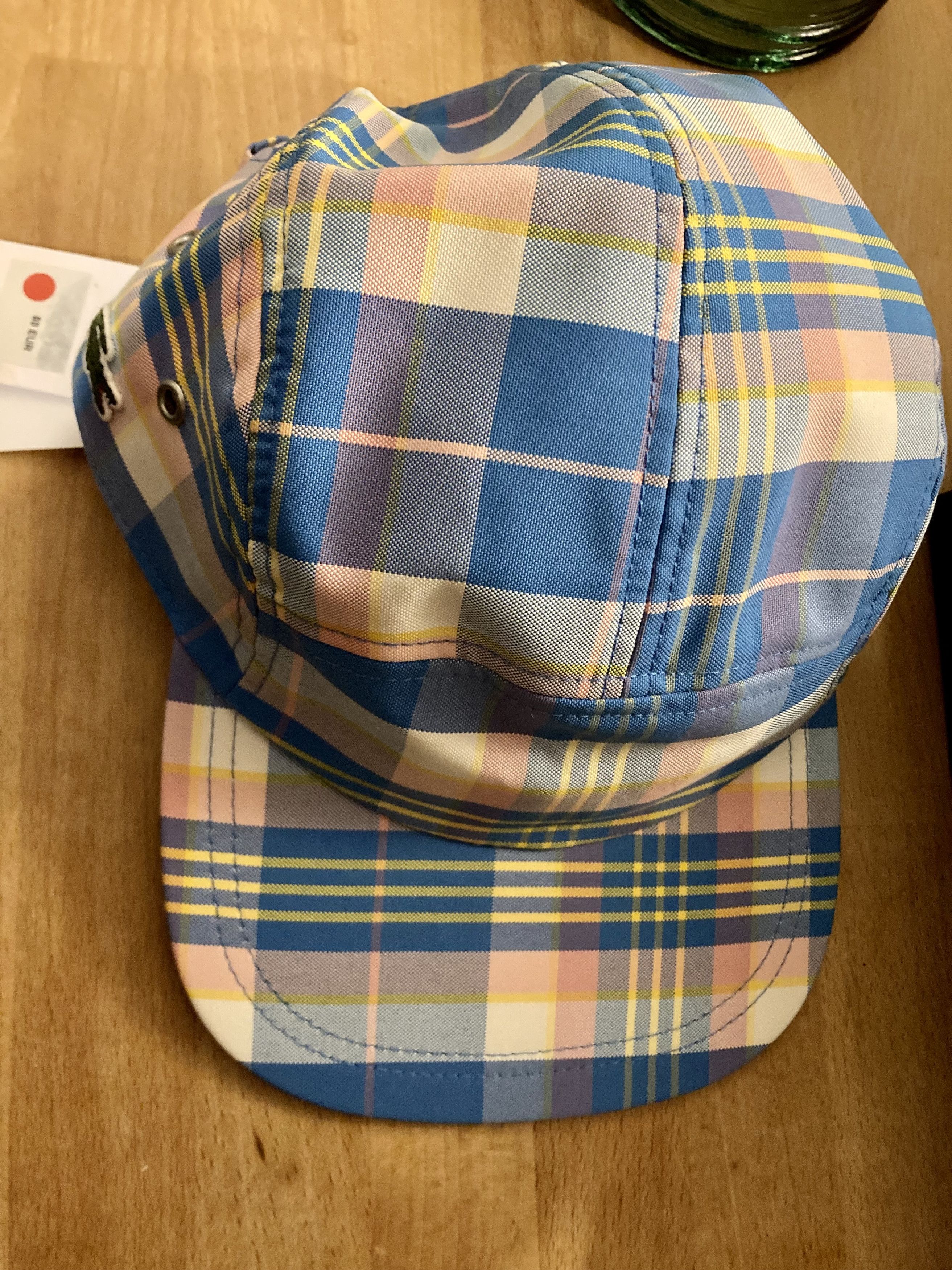 Lacoste cap girolle panel pink blue Large new Size ONE SIZE - 5 Thumbnail