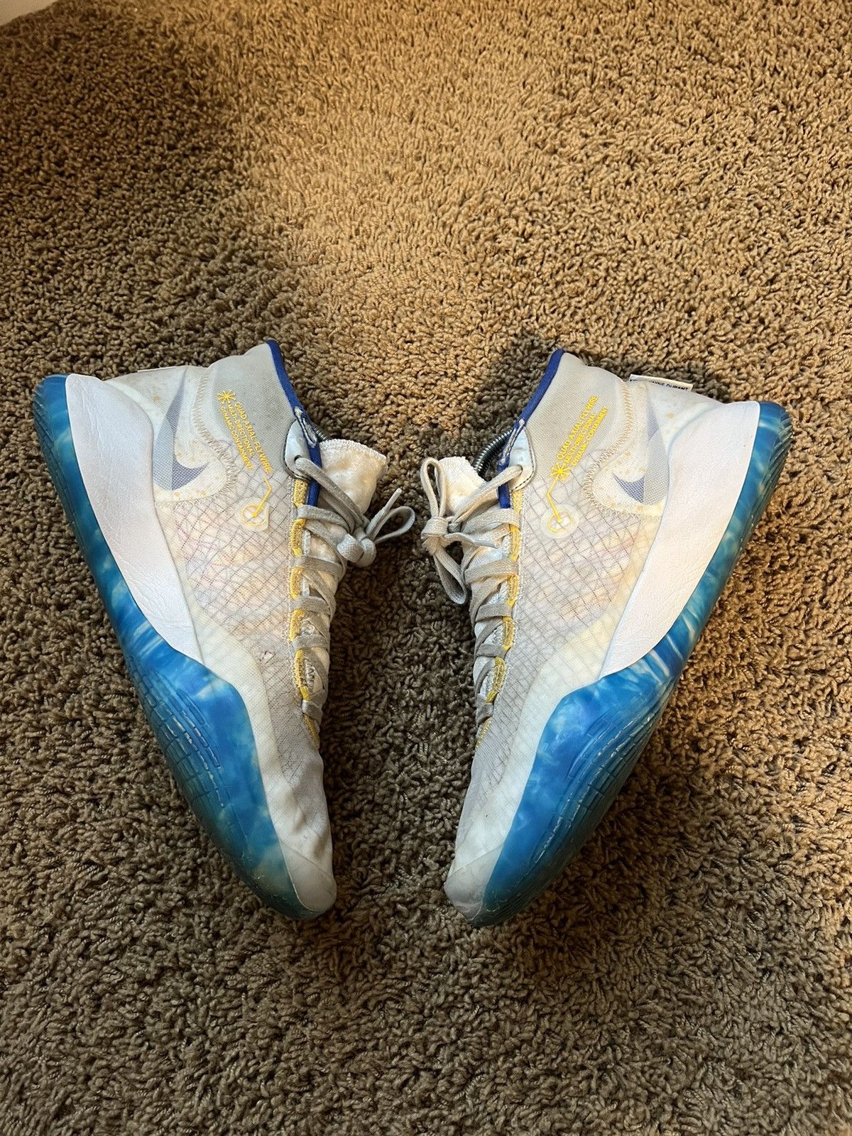 Nike Nike KD 12 Warriors Home Size US 11.5 / EU 44-45 - 6 Thumbnail