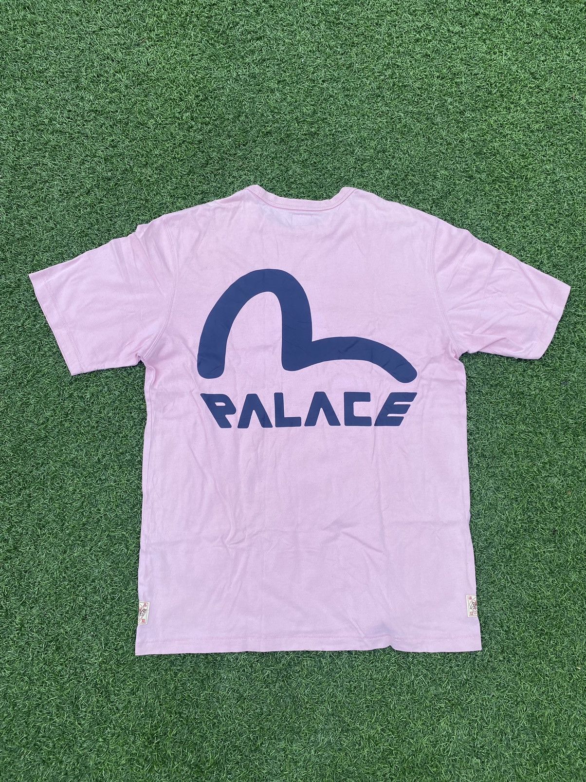 Evisu × Palace EVISU X PALACE BIG LOGO SEAGULL PINK T SHIRT Size US XL / EU 56 / 4 - 5 Thumbnail