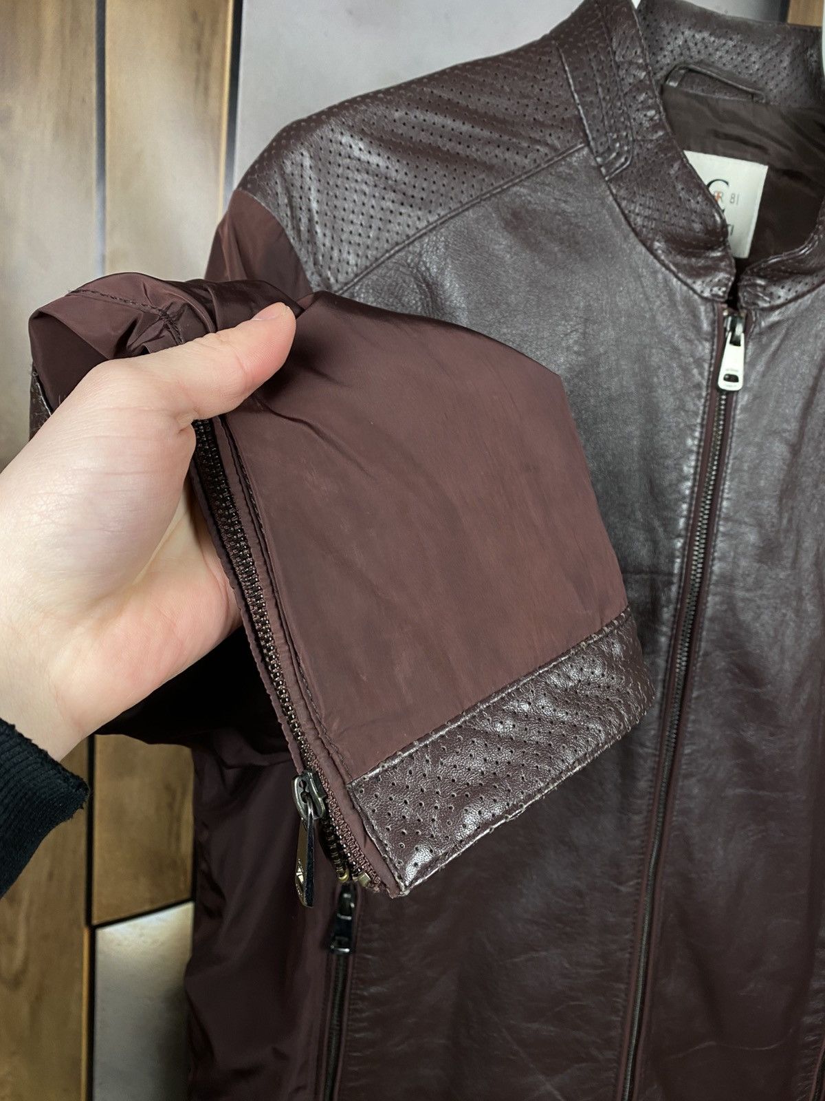 Cerruti 1881 🐊Lather Jacket Cerruti 1881 Path Logo Size 50🐊 Size US M / EU 48-50 / 2 - 3 Thumbnail