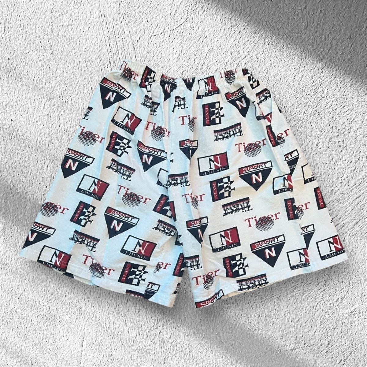 Other Vintage 90s Tiger Sport Cotton Shorts Size US 30 / EU 46 - 2 Thumbnail