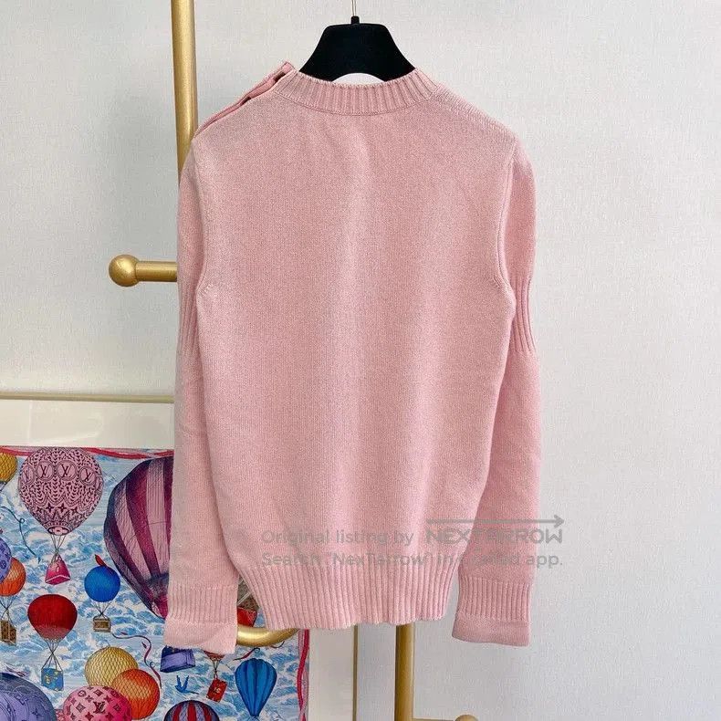 Chanel Chanel Pink Cashmere Knit Sweater 34. Size US XS / EU 42 / 0 - 2 Thumbnail