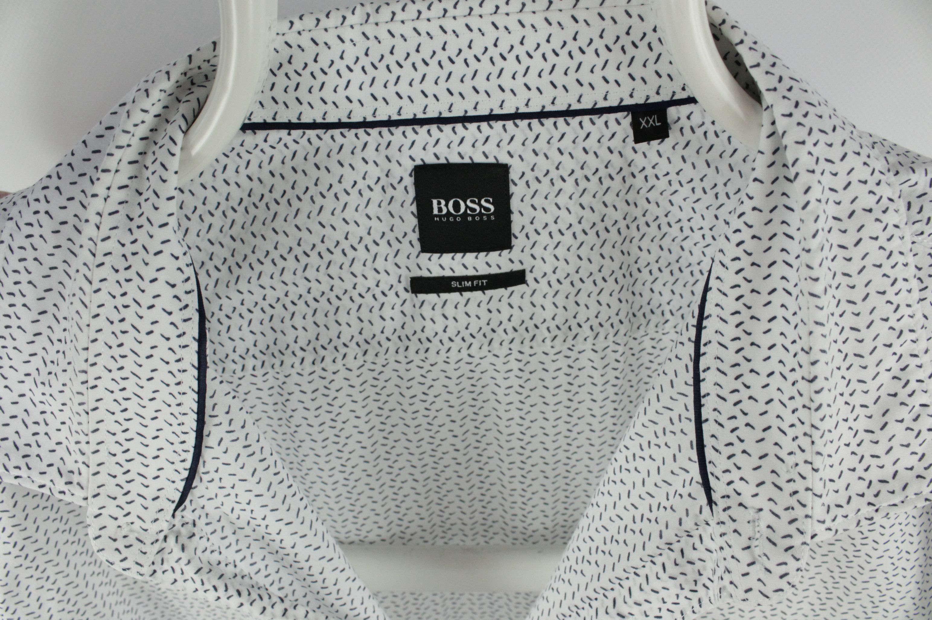 Designer × Hugo Boss Hugo Boss Match Point Cotton Slim Fit Dress Shirt Men's Size US XXL / EU 58 / 5 - 3 Thumbnail