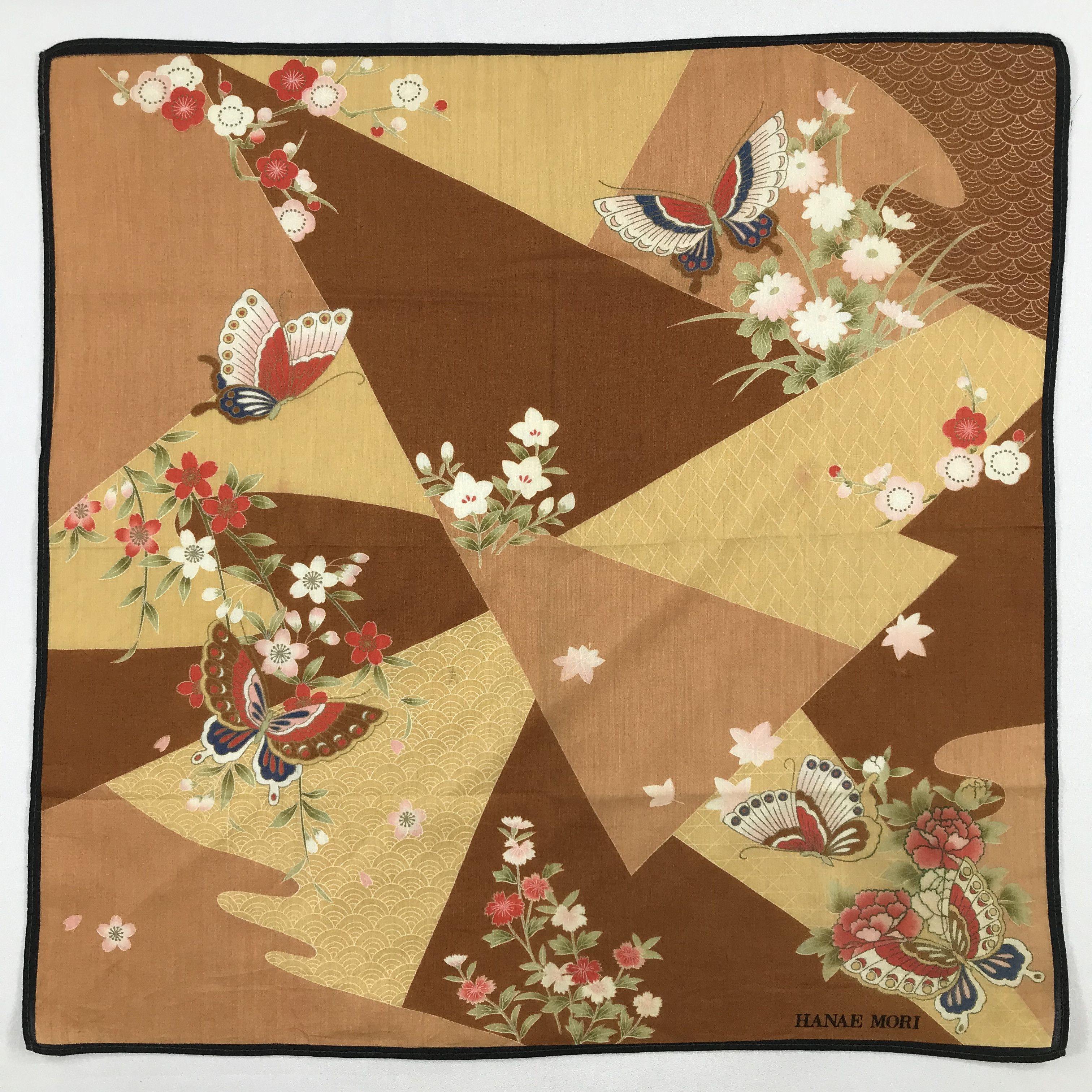Hanae Mori Hanae Mori Bandana / Handkerchief / Neckerchief - S2546 Size ONE SIZE - 1 Thumbnail