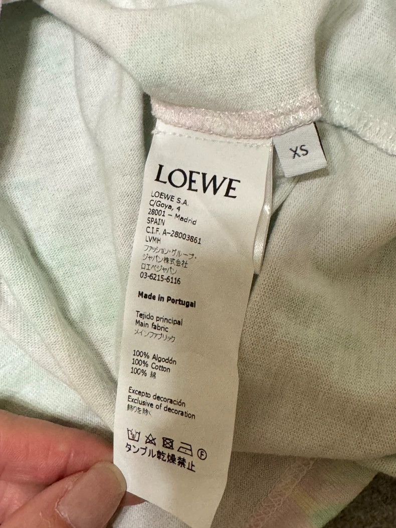 Loewe LOEWE Pink coconut tree printed short sleeve T-shirt Size XS / US 0-2 / IT 36-38 - 4 Thumbnail