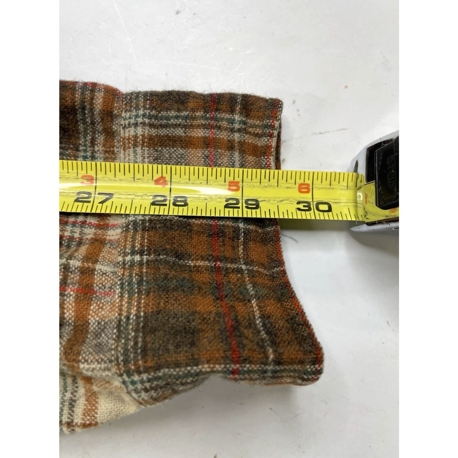 Pendleton VINTAGE Pendleton Wool Flannel Button-Up Plaid Shirt Men’s M Brown USA Made Size US M / EU 48-50 / 2 - 4 Thumbnail