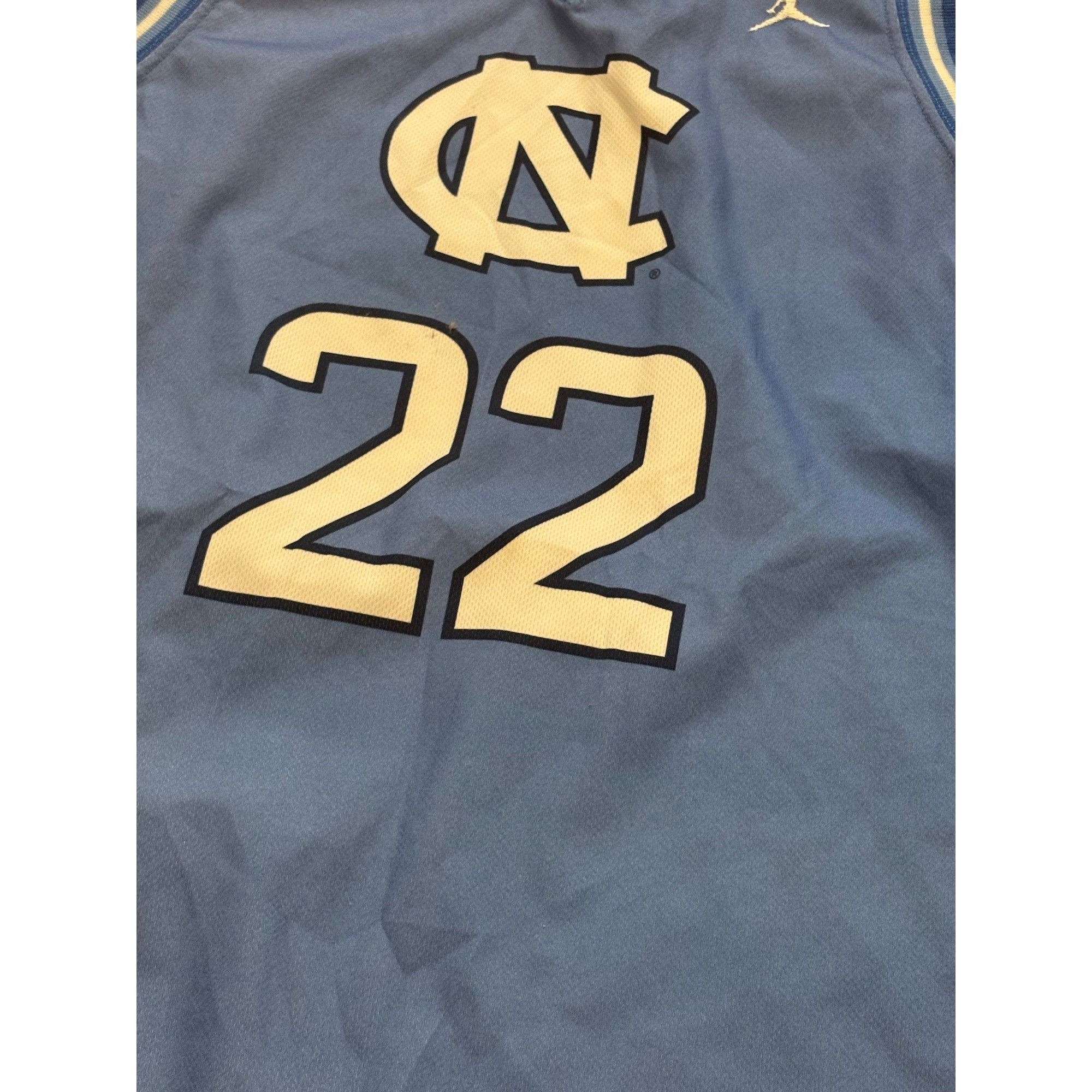 Jordan Brand Nike Air Jordan North Carolina Tar Heels #22 Basketball Jers Size US L / EU 52-54 / 3 - 5 Thumbnail