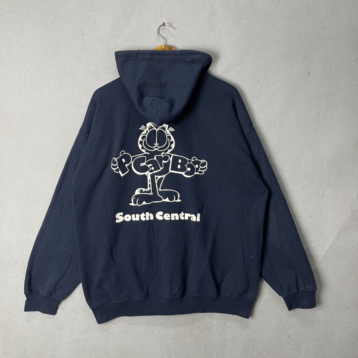 Gildan Garfield “Pecarboo South Central” Graphic Zip Hoodie Gildan Size US XL / EU 56 / 4 - 1 Thumbnail