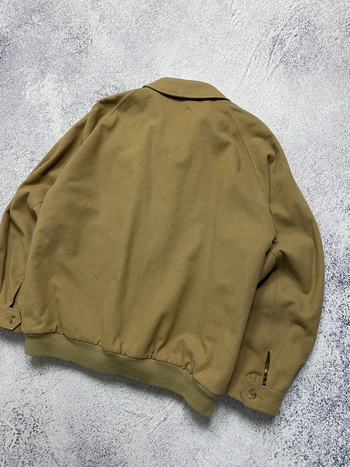 Burberry × Vintage Vintage Burberrys Prorsum Alpaca Wool Bomber Jacket Rare Size US L / EU 52-54 / 3 - 11 Thumbnail