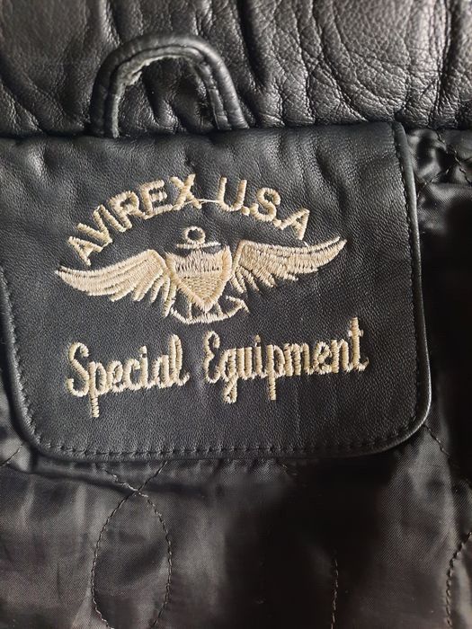 Avirex AVIREX leather jacket, vintage, 90s hip hop 1990s varsity M Size US M / EU 48-50 / 2 - 4 Thumbnail