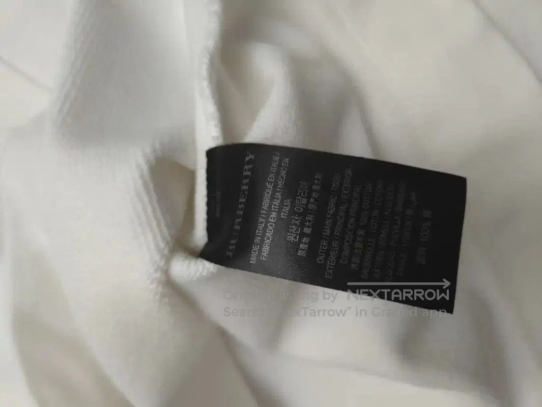 Burberry Burberry Women's Cropped Long Sleeve Sweatshirt. Size M / US 6-8 / IT 42-44 - 4 Thumbnail