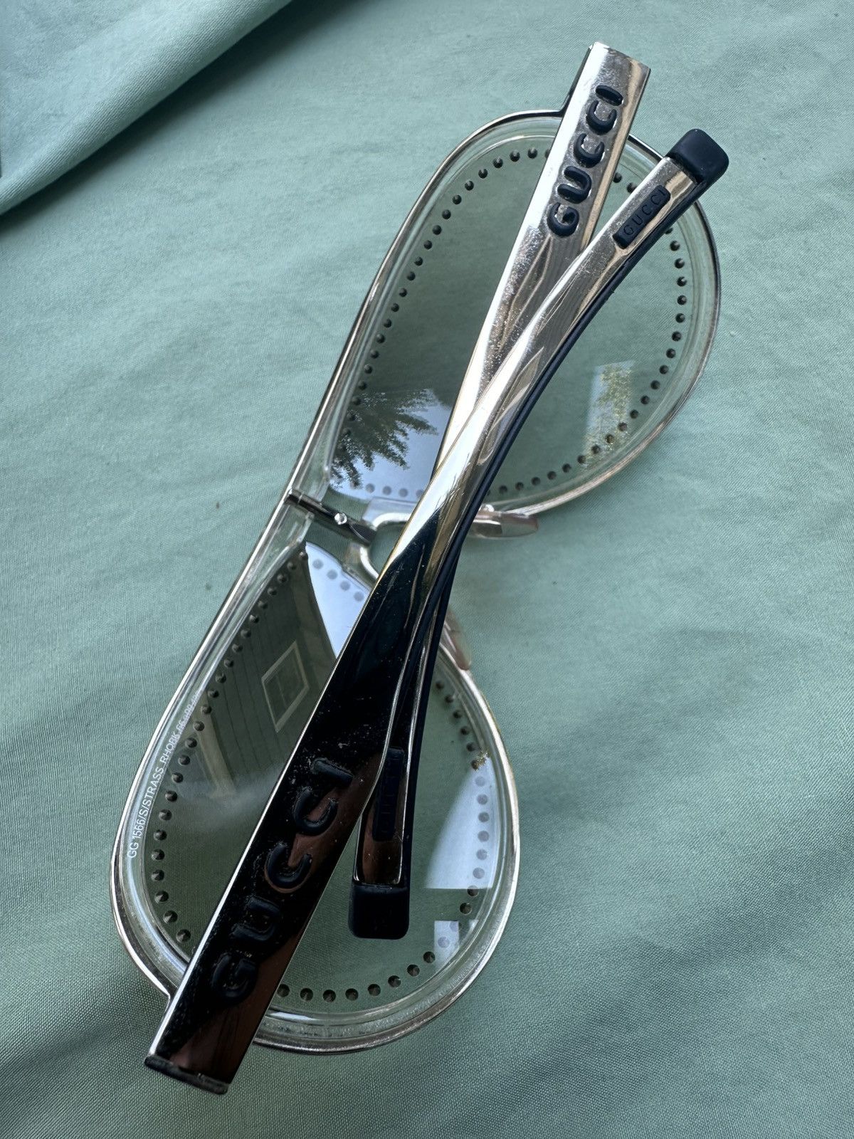 Gucci Vintage Gucci Swarovski crystal sunglasses 2007 Size ONE SIZE - 12 Thumbnail
