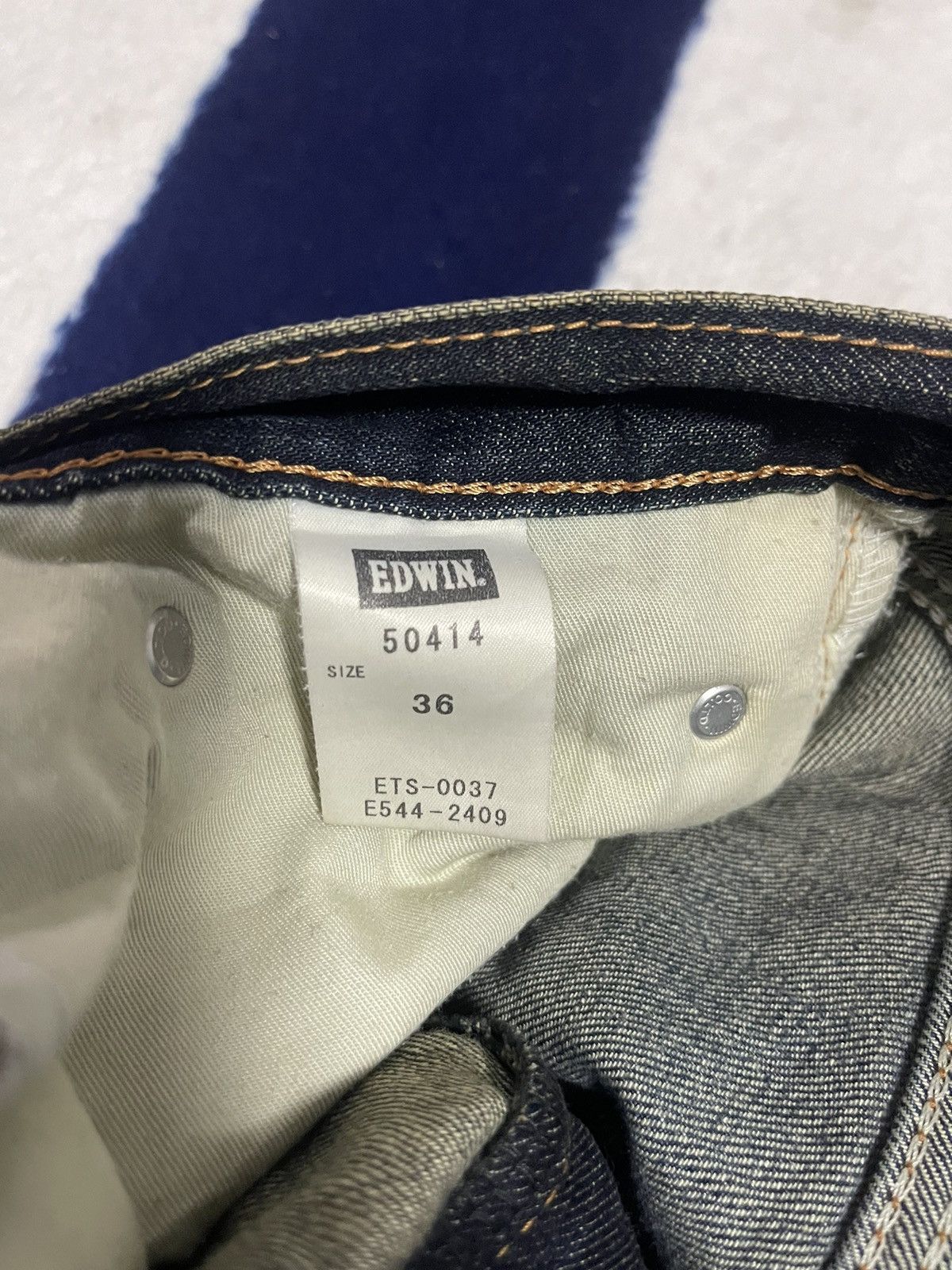 Edwin × Japanese Brand Edwin Distressed Jeans (14) Size US 38 / EU 54 - 10 Thumbnail