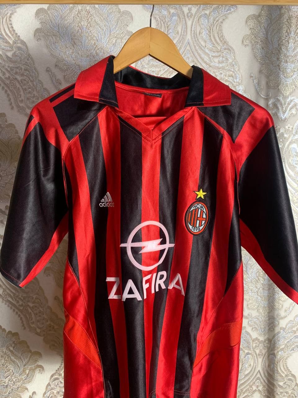 Vintage Very Rare Adidas FC Milan Italy Soccer Jersey Retro 90s Size US XL / EU 56 / 4 - 2 Thumbnail