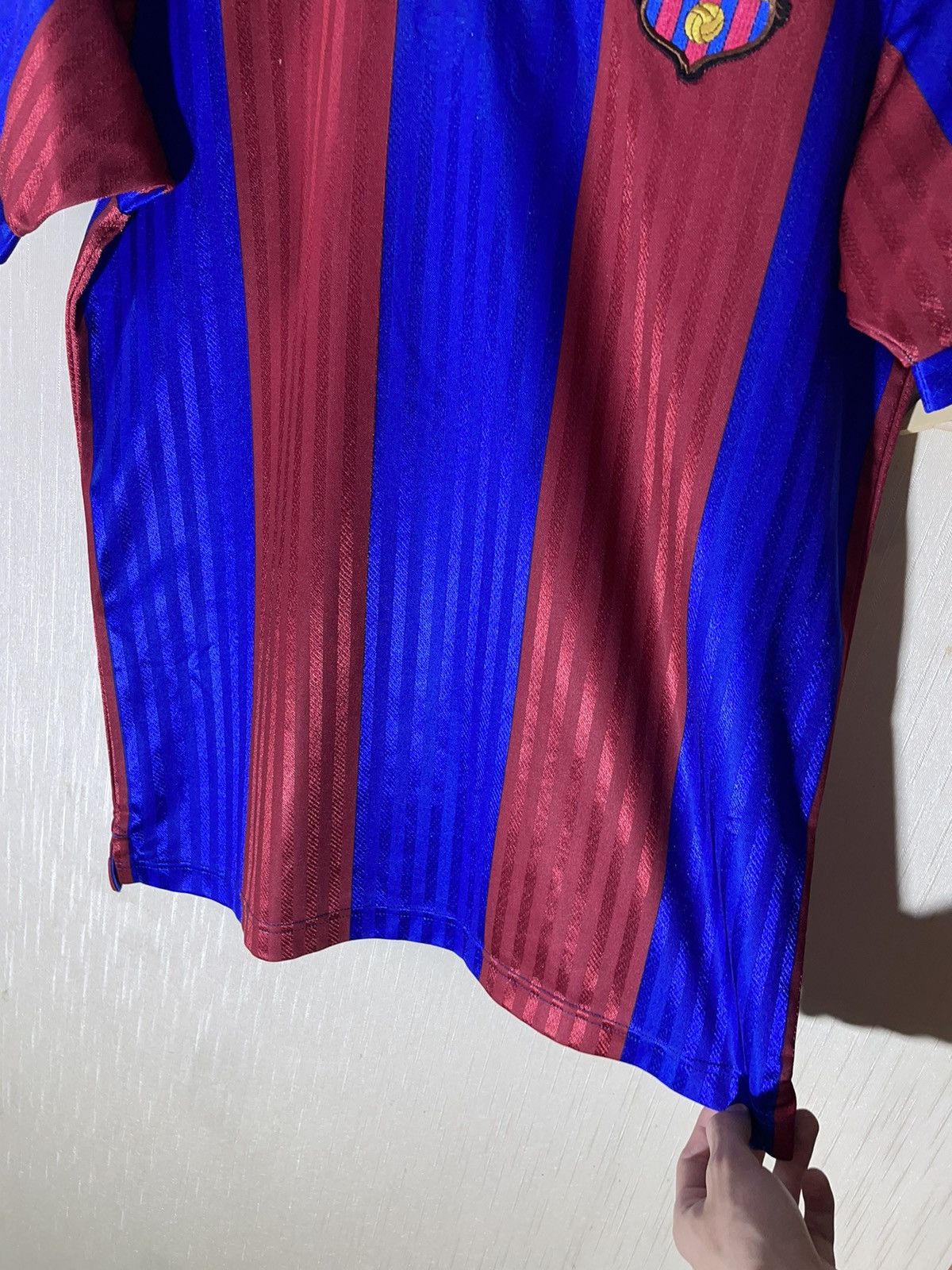 Vintage Barcelona score draw retro jersey vintage Size US M / EU 48-50 / 2 - 5 Thumbnail
