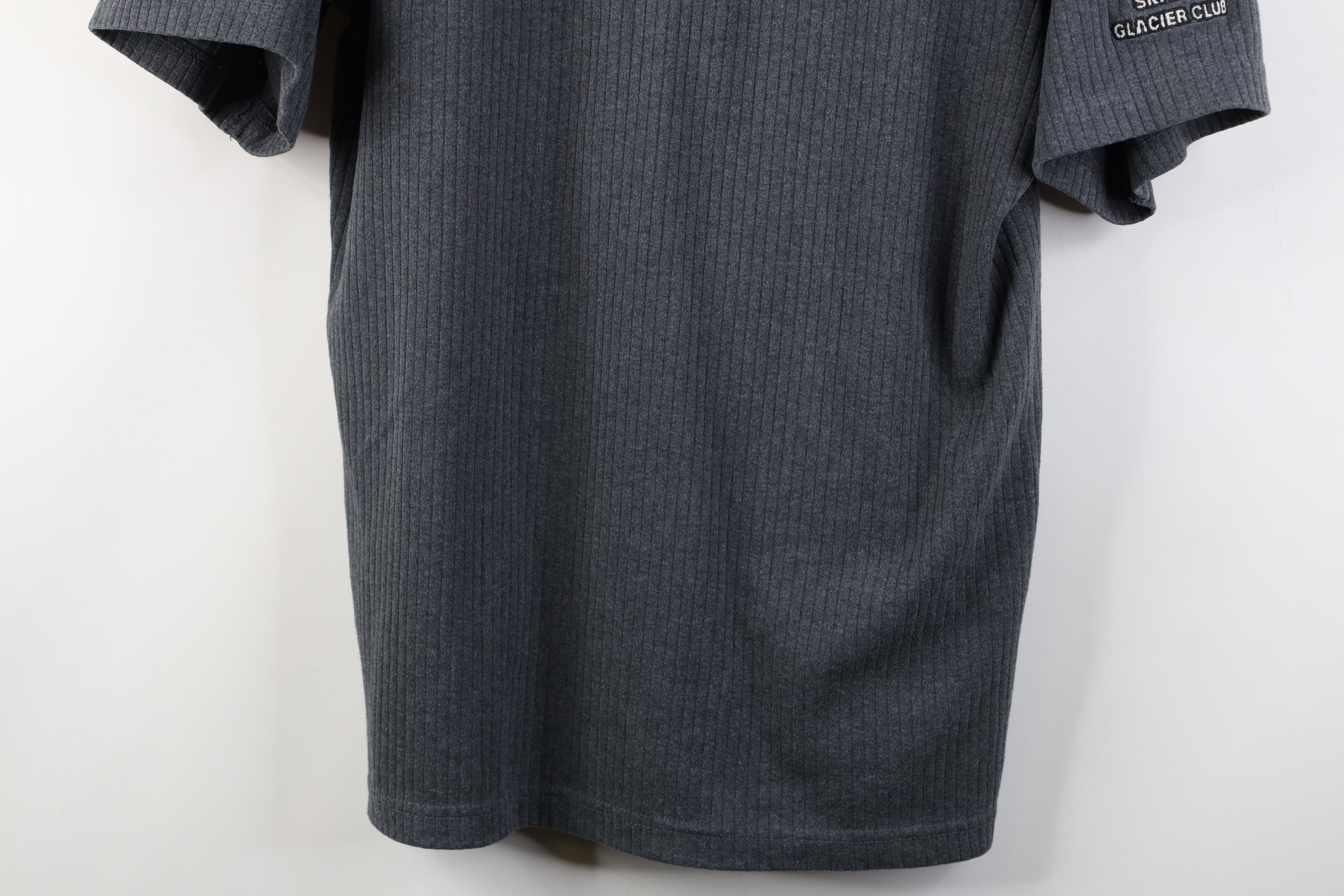 Vintage Vintage Y2K 2002 Ski Doo Bombardier Ribbed Polo Shirt Gray Size US XL / EU 56 / 4 - 3 Thumbnail