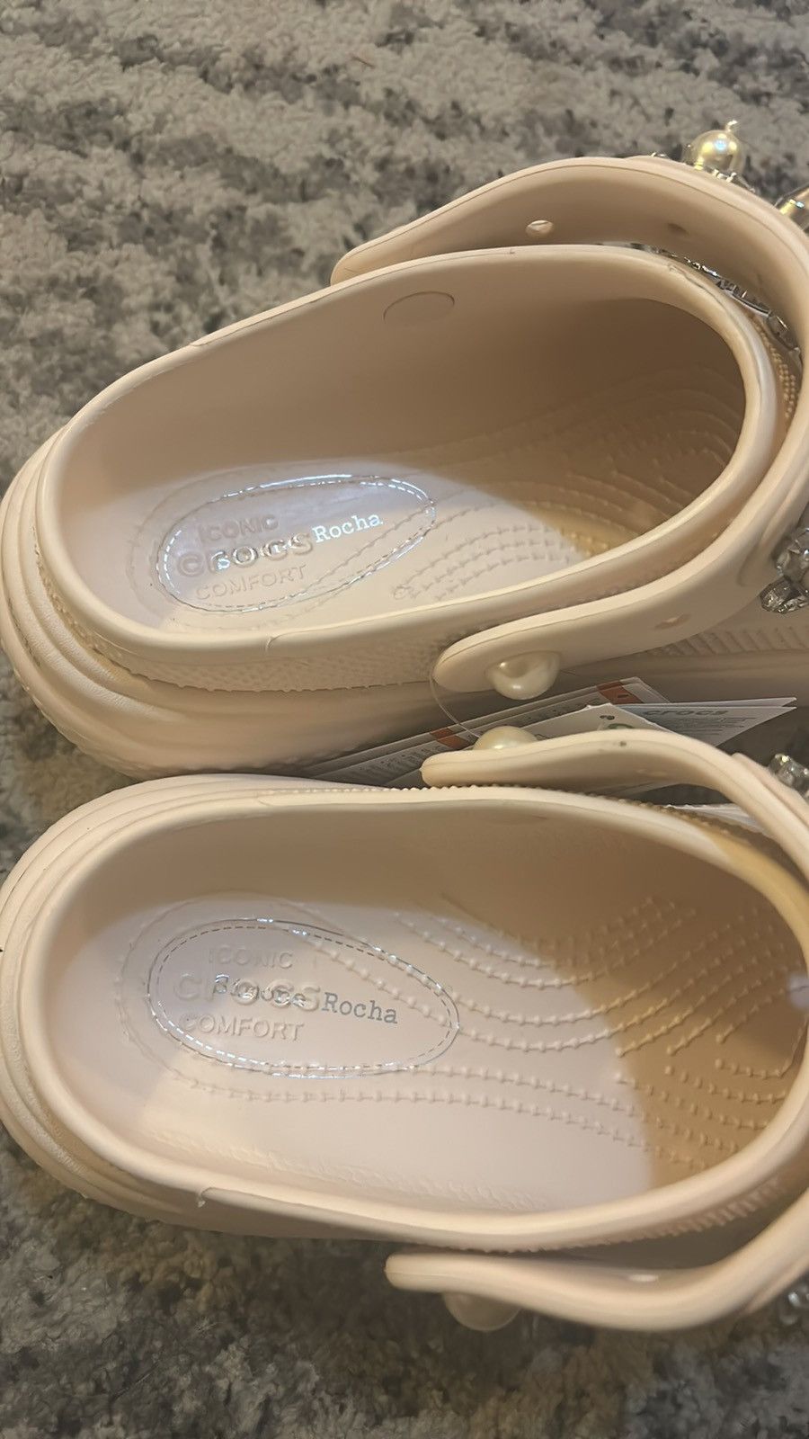 Crocs × Simone Rocha SIMONE ROCHA X CROCS Embellished Stomp Clogs Dew Size US 9 / IT 39 - 4 Thumbnail