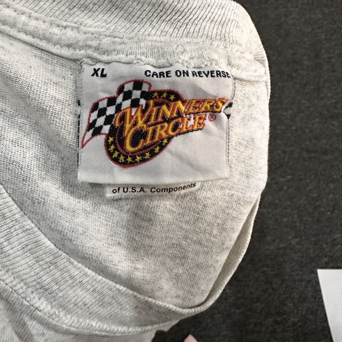 NASCAR × Vintage Dale Earnhardt Dale Jr Win Tee Like Father Like Son Size US XL / EU 56 / 4 - 2 Thumbnail