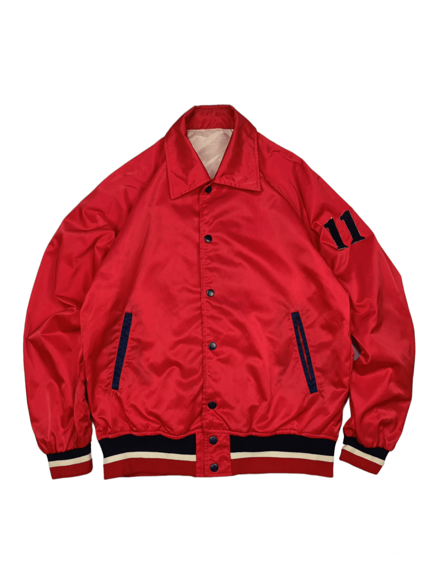 Descente Vintage 80s DESCENTE 'BOMBERS' Back Spell Out Size US L / EU 52-54 / 3 - 2 Thumbnail